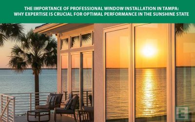 The Importance of Professional Window Installation in Tampa: Why Expertise is Crucial for Optimal Performance in the Sunshine State